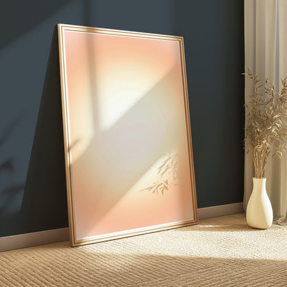 Premium Poster of Radiant Gradient Abstract Art Capture on Posters