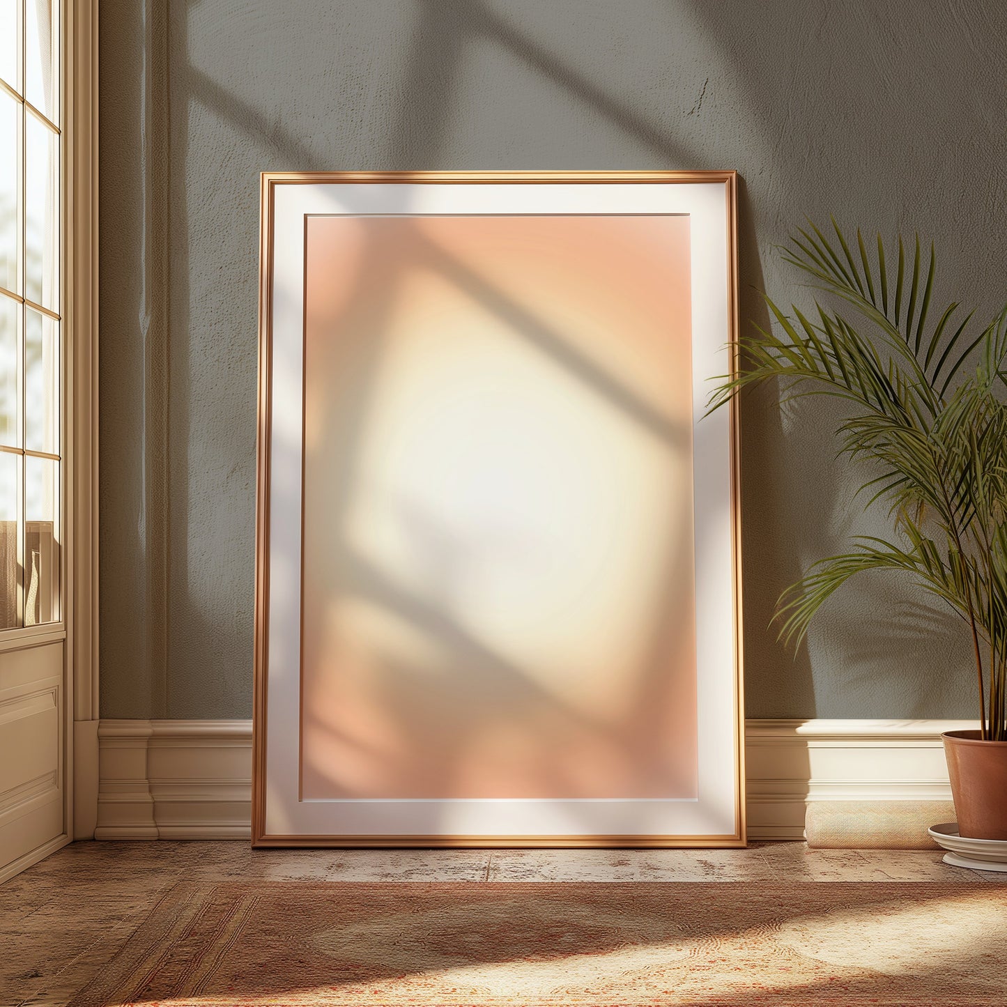 Premium Poster of Radiant Gradient Abstract Art Capture on Posters