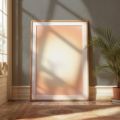 Premium Poster of Radiant Gradient Abstract Art Capture on Posters