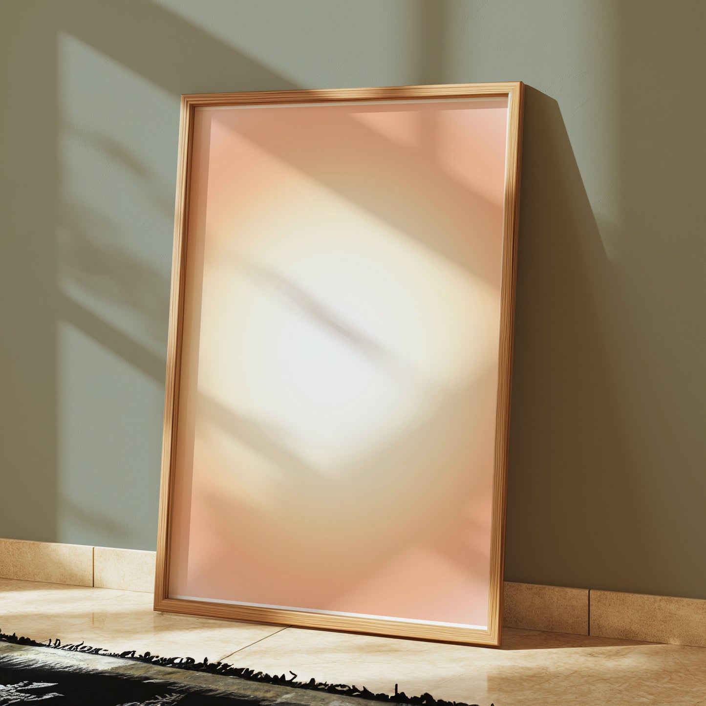 Premium Poster of Radiant Gradient Abstract Art Capture on Posters