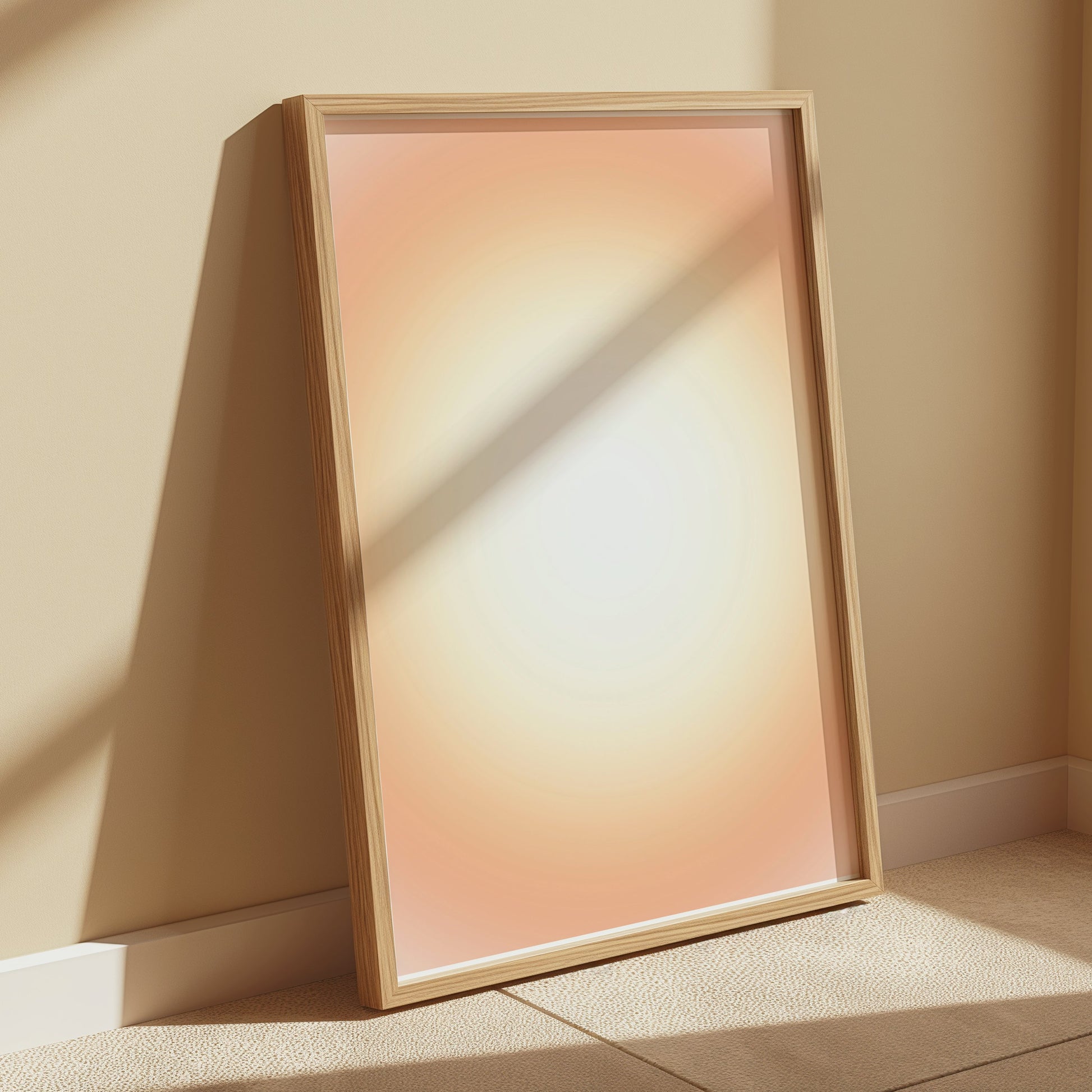 Premium Poster of Radiant Gradient Abstract Art Capture on Posters