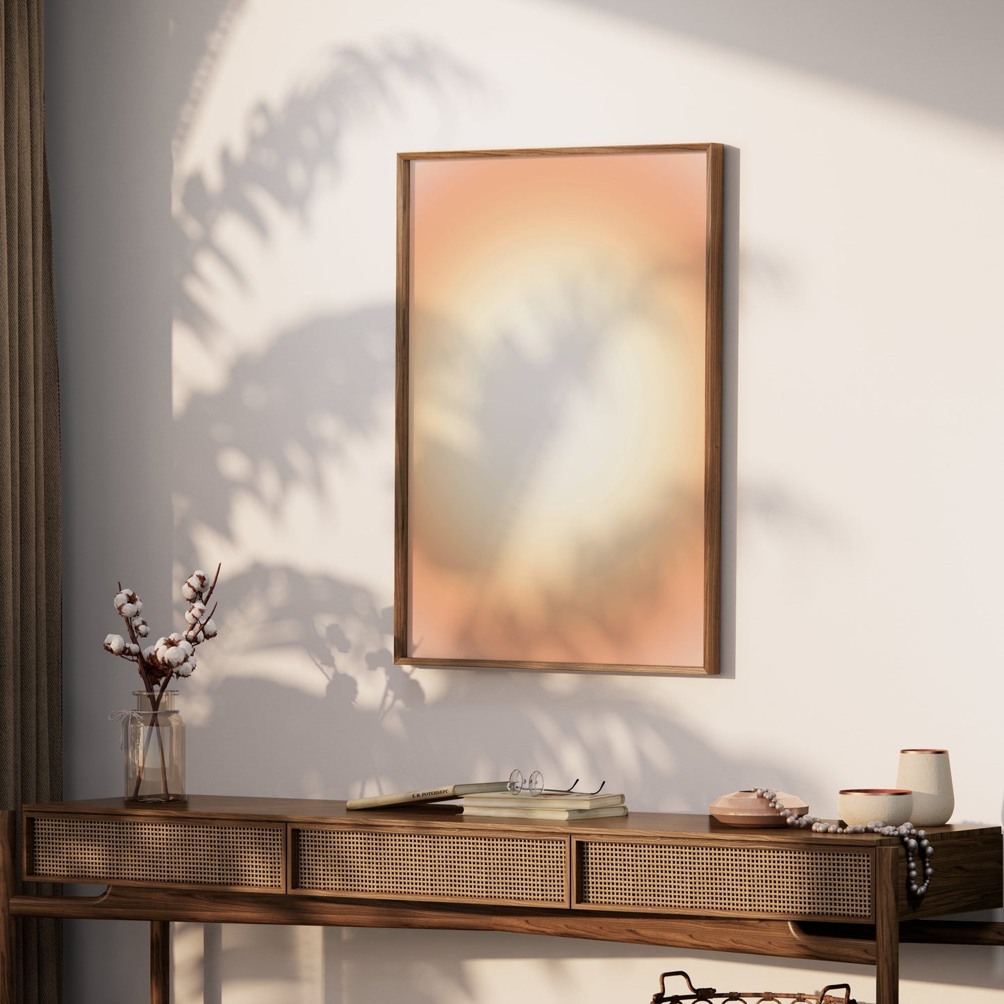 Premium Poster of Radiant Gradient Abstract Art Capture on Posters