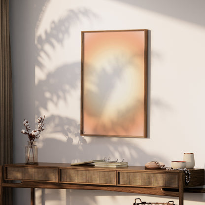 Premium Poster of Radiant Gradient Abstract Art Capture on Posters