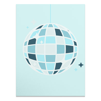 Premium Poster of Retro Disco Ball Lighting Up Your Room Posters