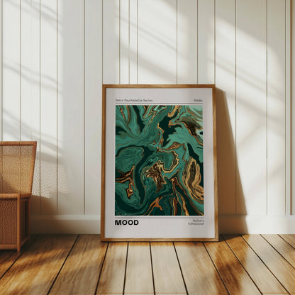 Premium Poster of Retro Psychedelia Series 1960s MOOD Gallery Exhibition Posters