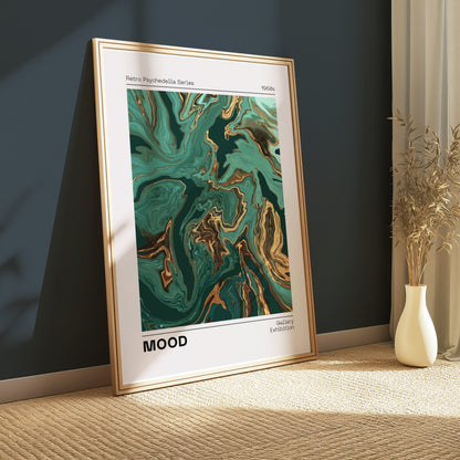 Premium Poster of Retro Psychedelia Series 1960s MOOD Gallery Exhibition Posters