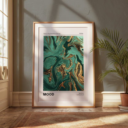 Premium Poster of Retro Psychedelia Series 1960s MOOD Gallery Exhibition Posters