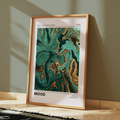 Premium Poster of Retro Psychedelia Series 1960s MOOD Gallery Exhibition Posters