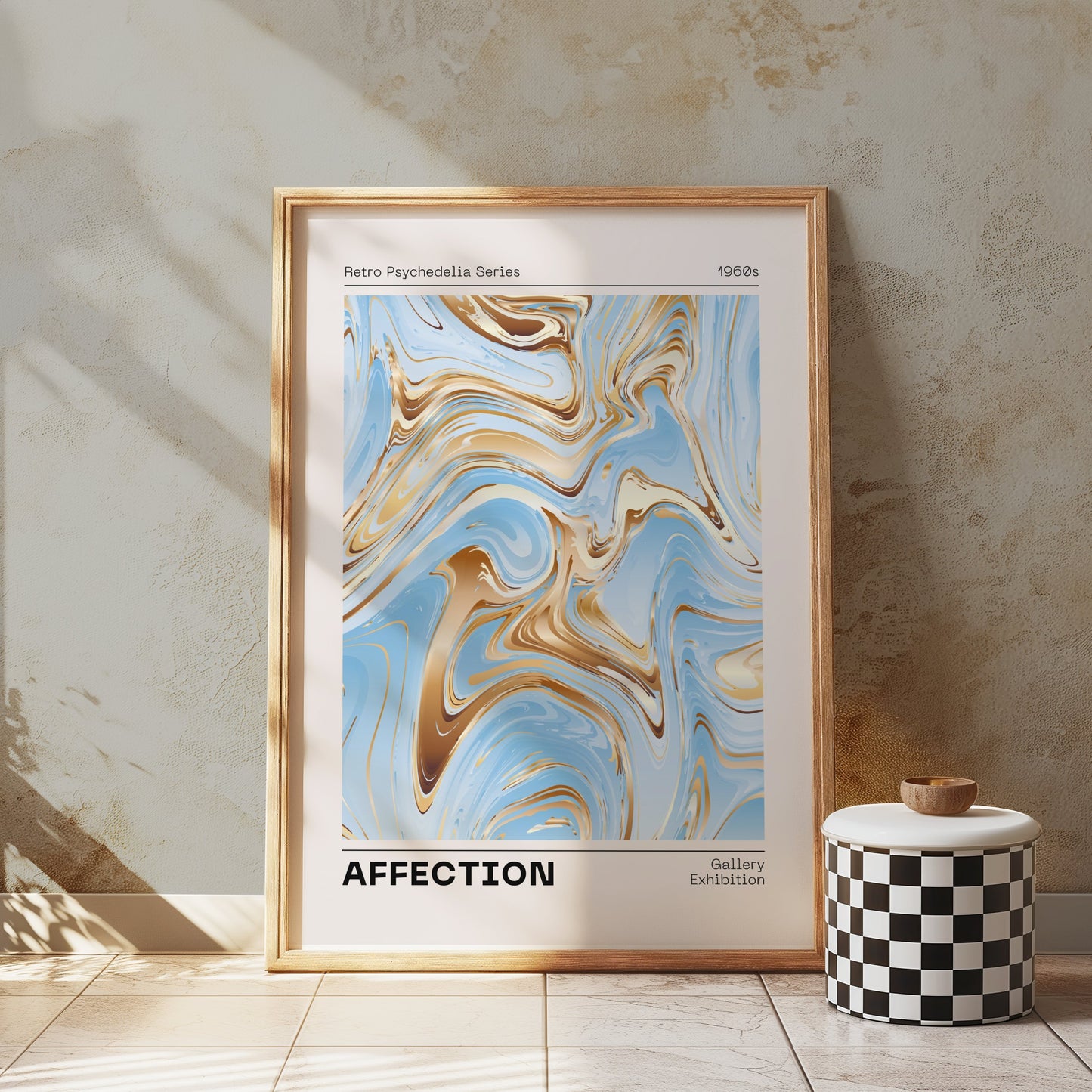 Premium Poster of Retro Psychedelia Series Affection Gallery Exhibition Posters