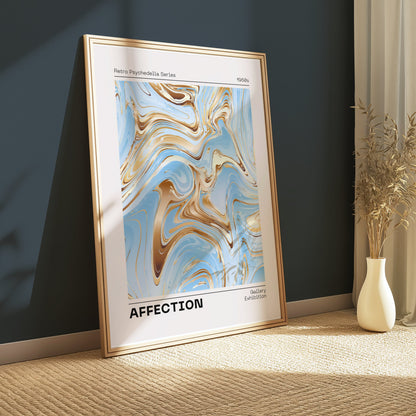 Premium Poster of Retro Psychedelia Series Affection Gallery Exhibition Posters