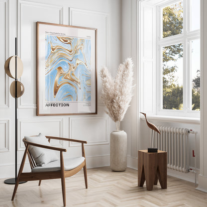 Premium Poster of Retro Psychedelia Series Affection Gallery Exhibition Posters