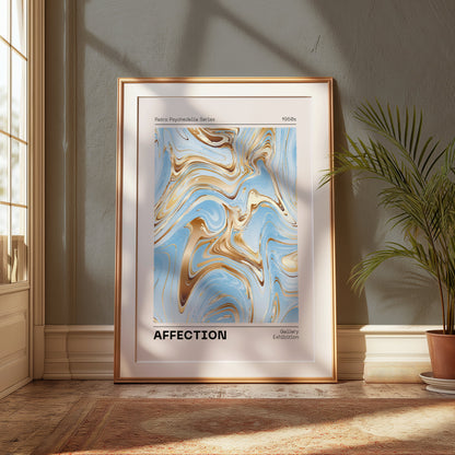 Premium Poster of Retro Psychedelia Series Affection Gallery Exhibition Posters