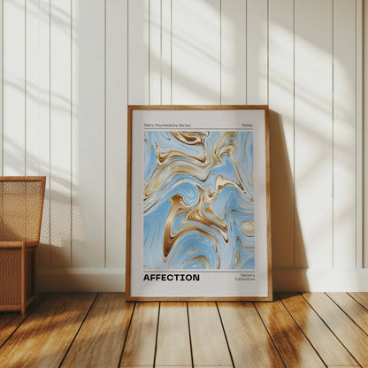 Premium Poster of Retro Psychedelia Series Affection Gallery Exhibition Posters