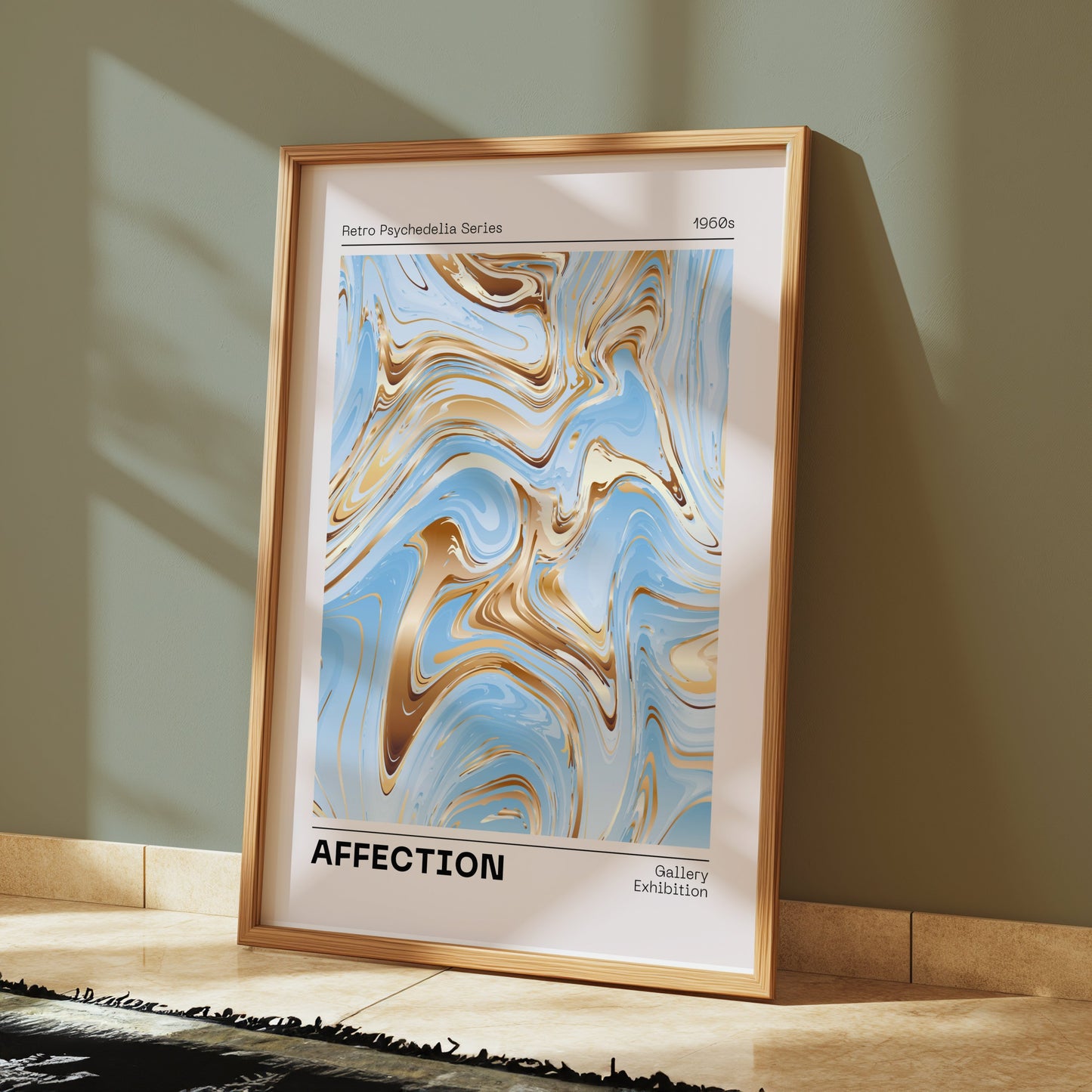Premium Poster of Retro Psychedelia Series Affection Gallery Exhibition Posters