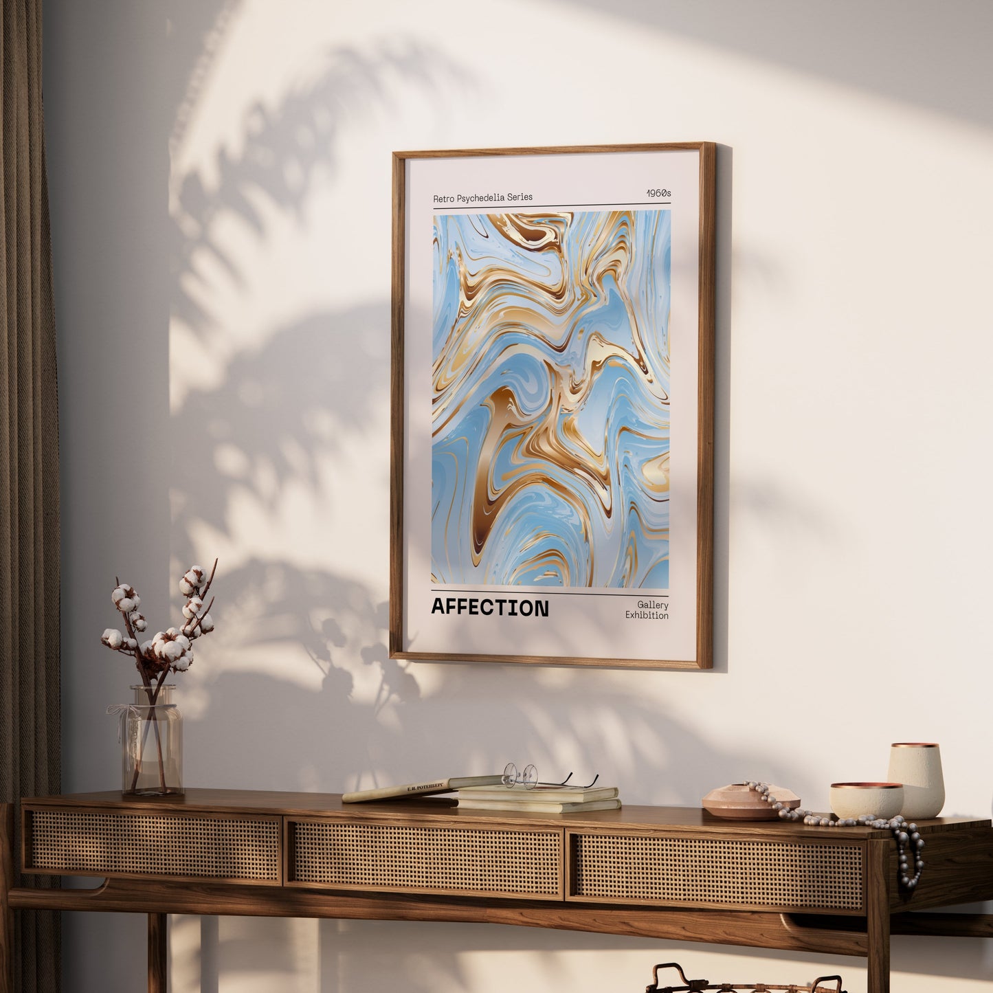 Premium Poster of Retro Psychedelia Series Affection Gallery Exhibition Posters