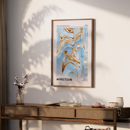 Premium Poster of Retro Psychedelia Series Affection Gallery Exhibition Posters