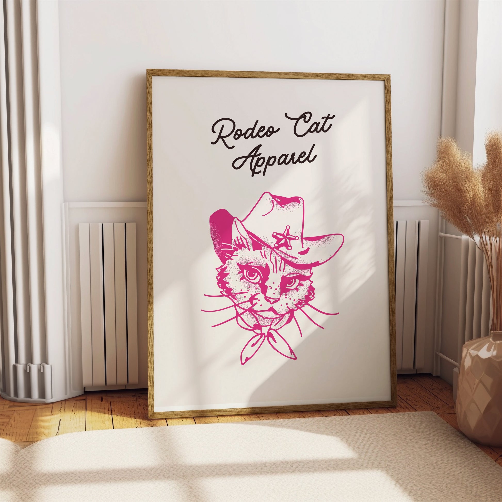 Premium Poster of Rodeo Cat Apparel for Cool Posters