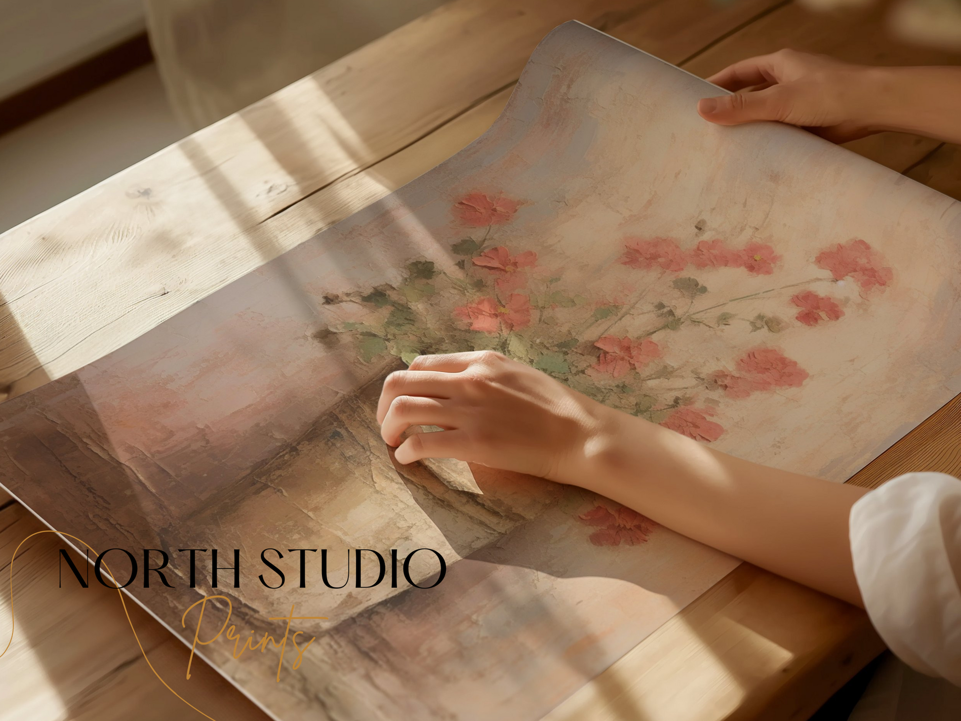 Premium Poster of Romantic Floral Art Bouquets Painting Wall Decor Posters