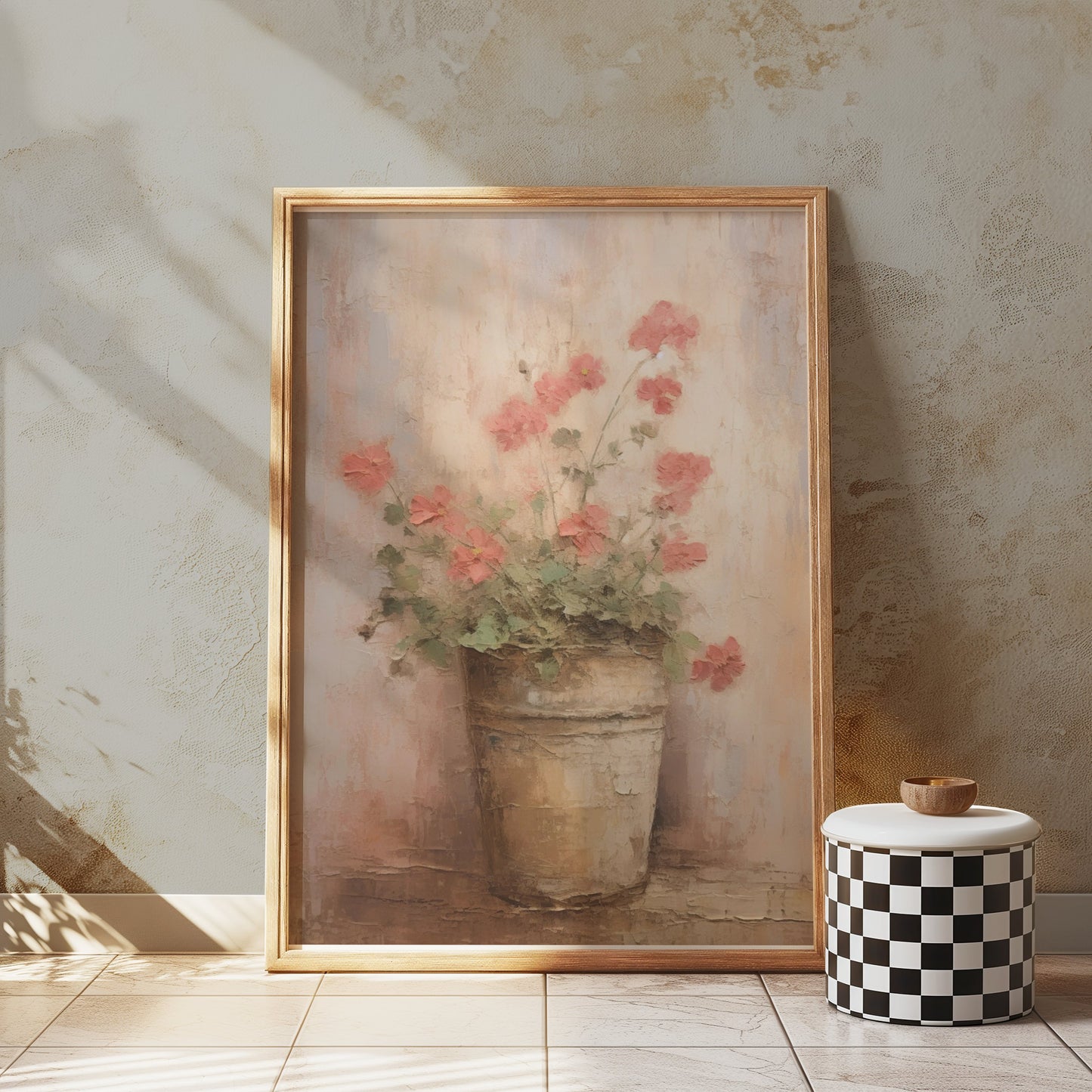 Premium Poster of Romantic Floral Art Bouquets Painting Wall Decor Posters