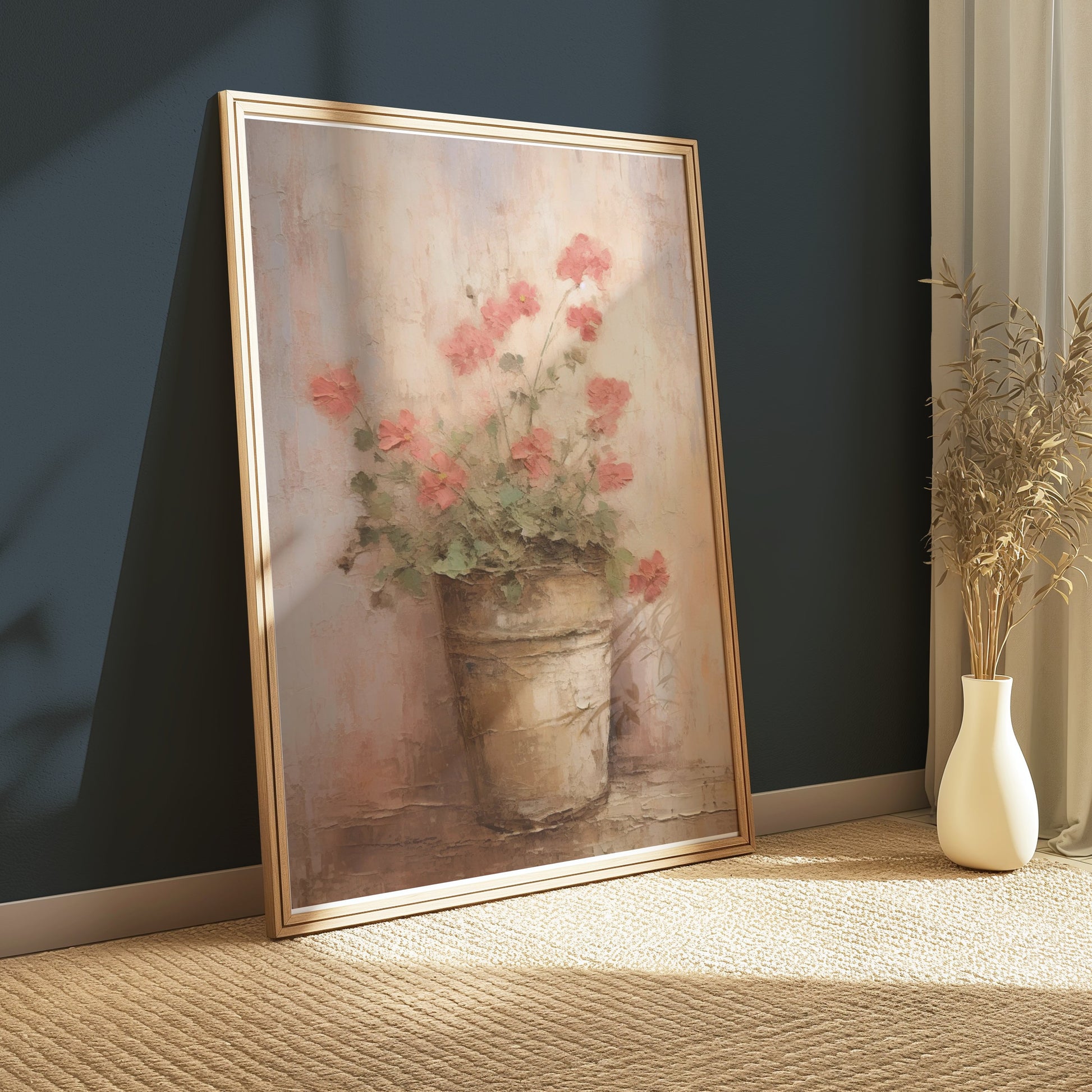 Premium Poster of Romantic Floral Art Bouquets Painting Wall Decor Posters