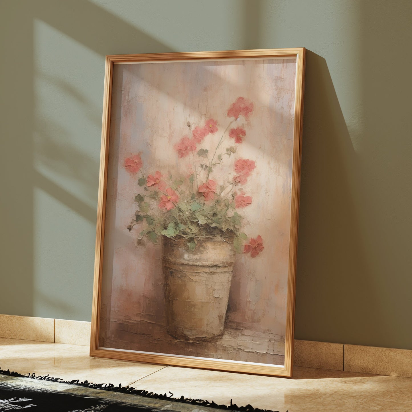 Premium Poster of Romantic Floral Art Bouquets Painting Wall Decor Posters