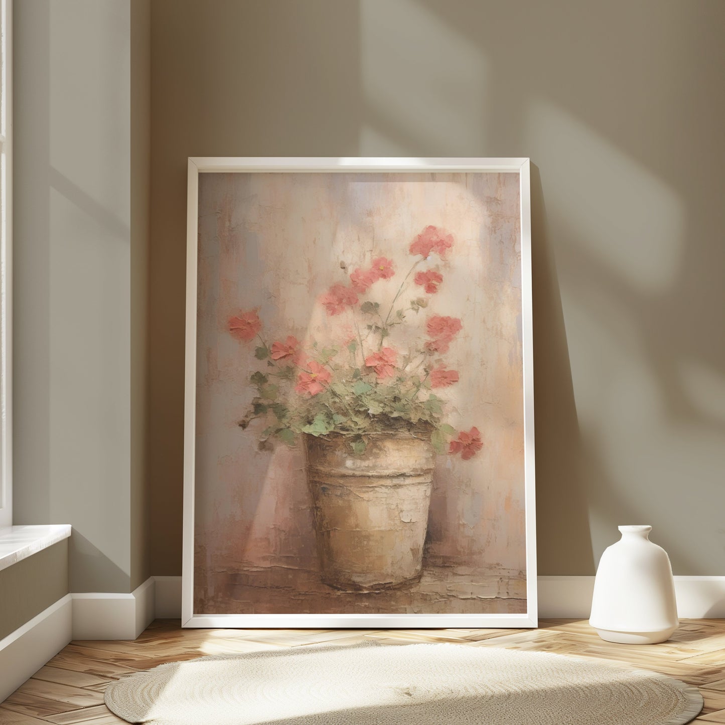 Premium Poster of Romantic Floral Art Bouquets Painting Wall Decor Posters