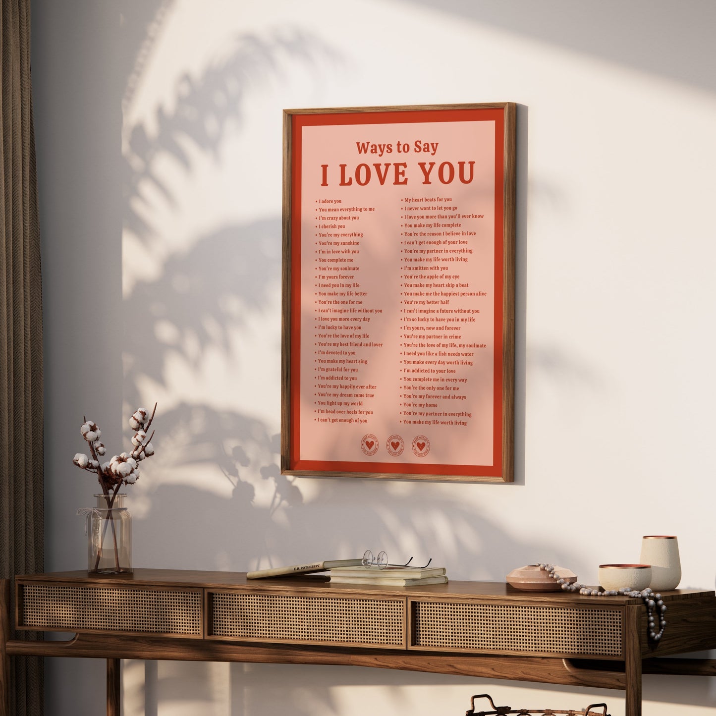 Premium Poster of Romantic Ways to Say I Love You Posters