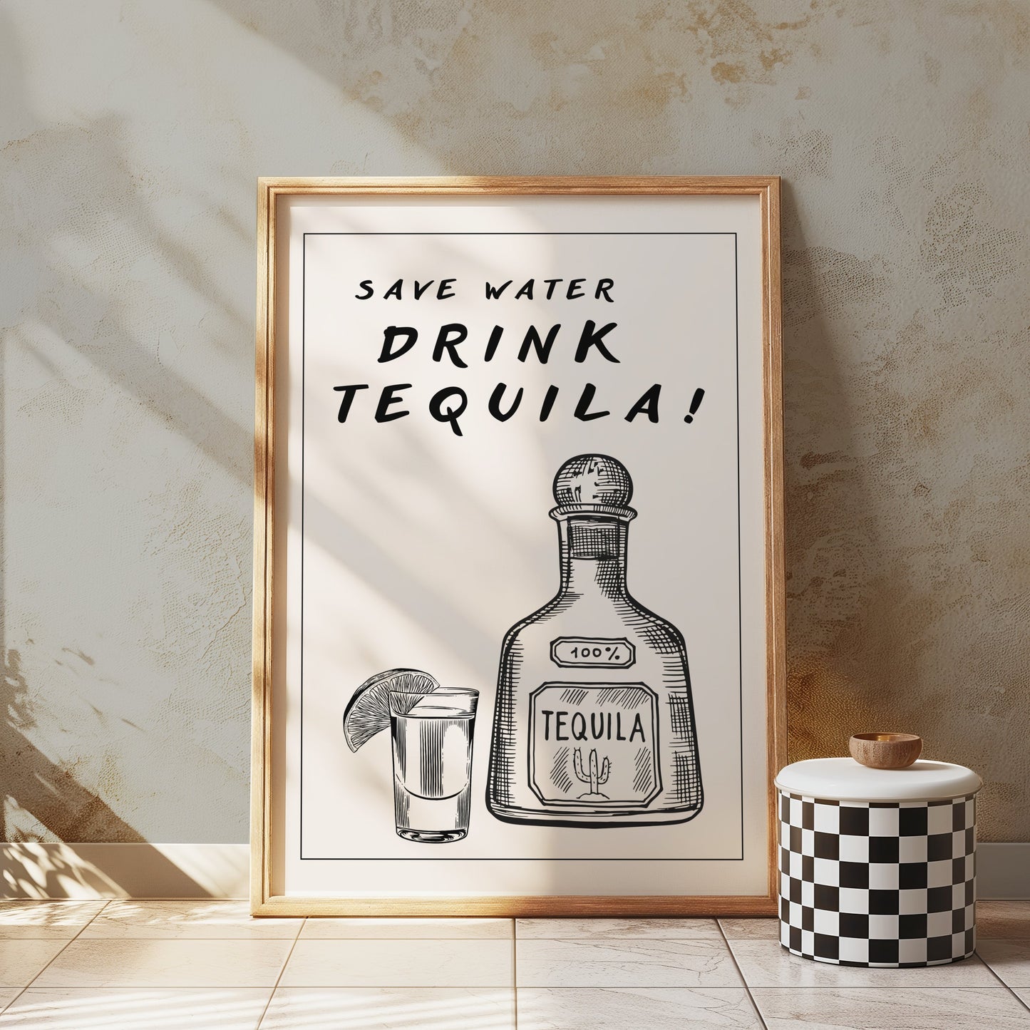 Premium Poster of Save Water Drink Tequila Decorative Art Posters