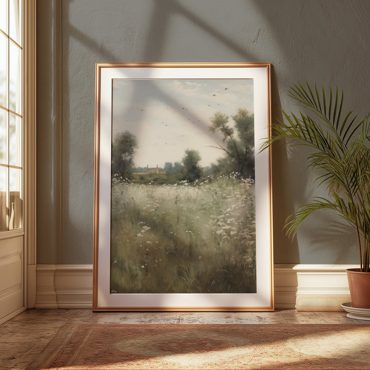 Premium Poster of Scenic Countryside Landscape Wall Art for Home Decor Posters