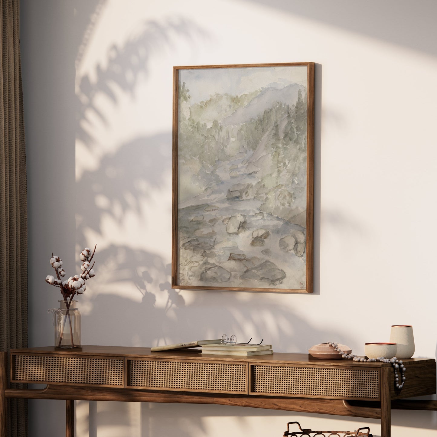 Premium Poster of Scenic Landscape Watercolor Art Print Posters