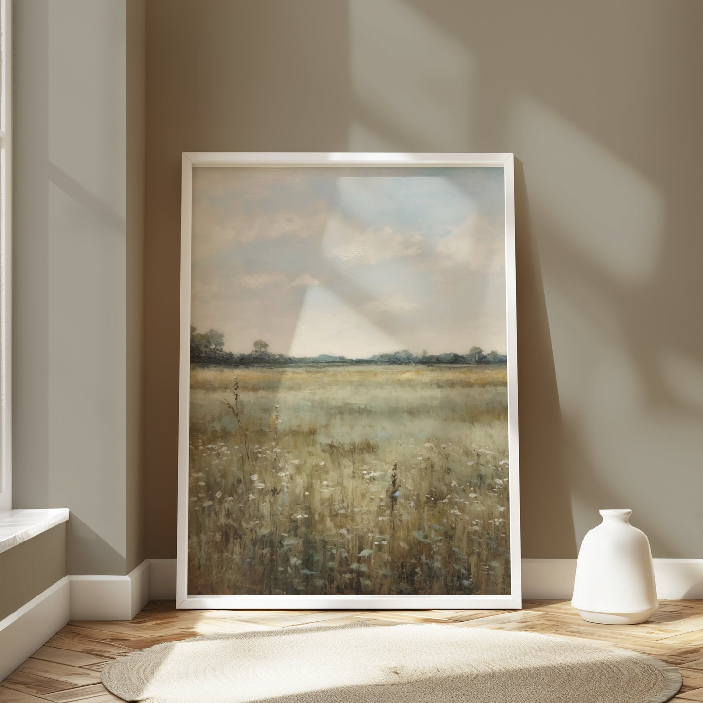 Premium Poster of Scenic Meadow Landscape Wall Art Posters