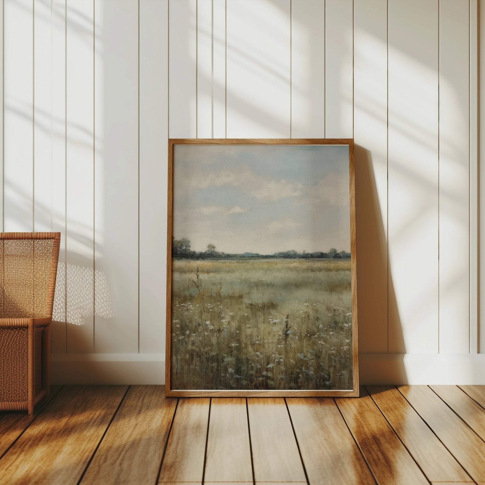 Premium Poster of Scenic Meadow Landscape Wall Art Posters