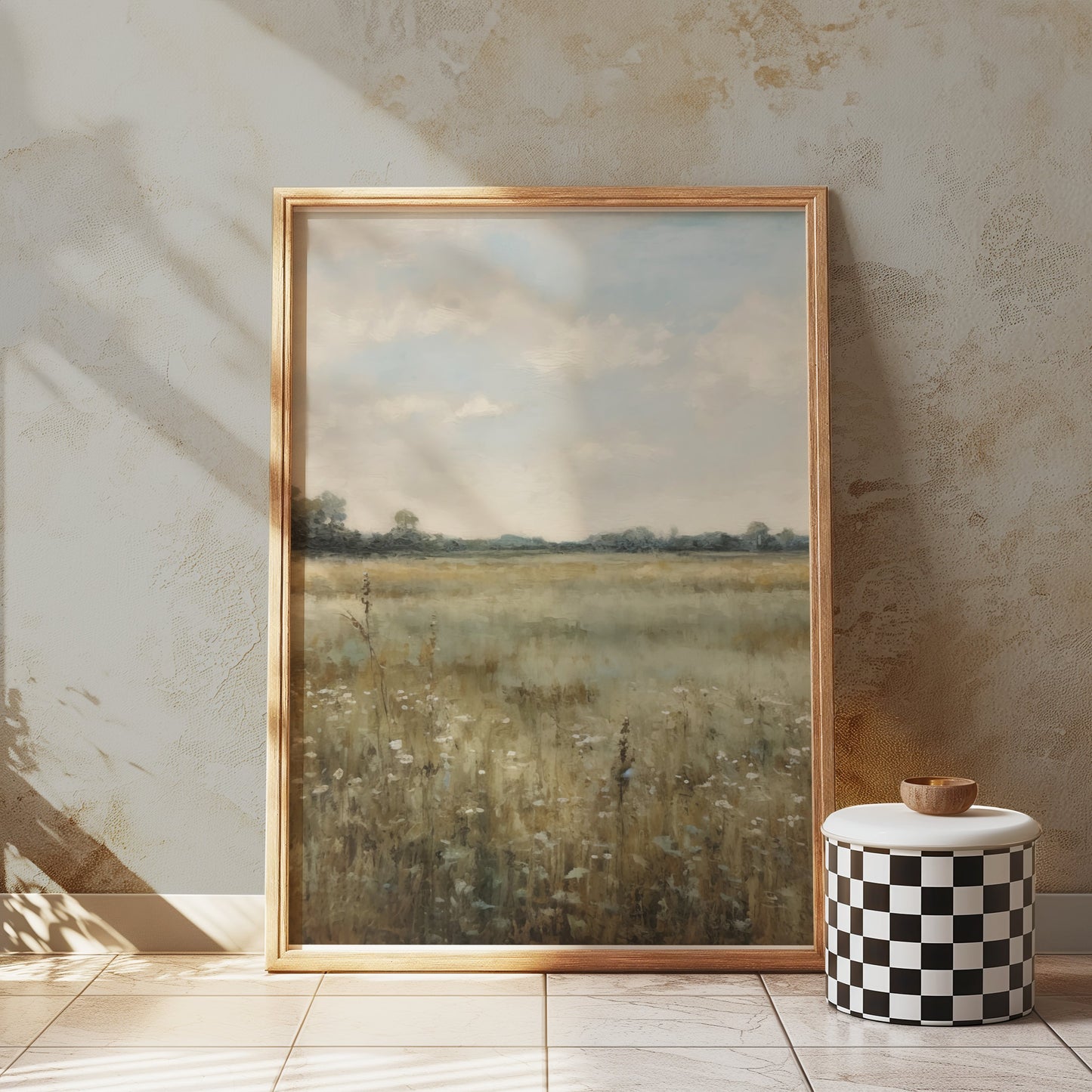 Premium Poster of Scenic Meadow Landscape Wall Art Posters
