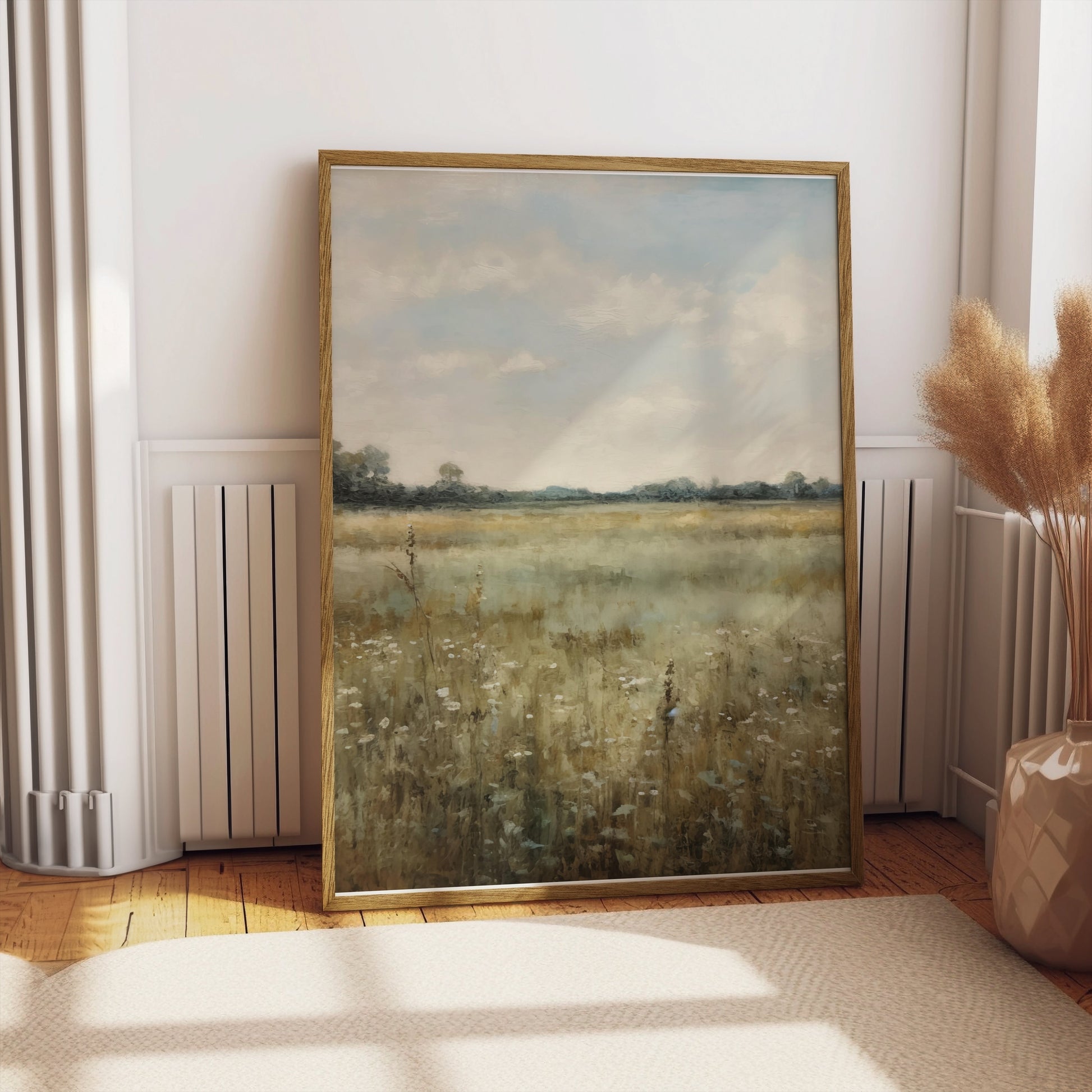 Premium Poster of Scenic Meadow Landscape Wall Art Posters