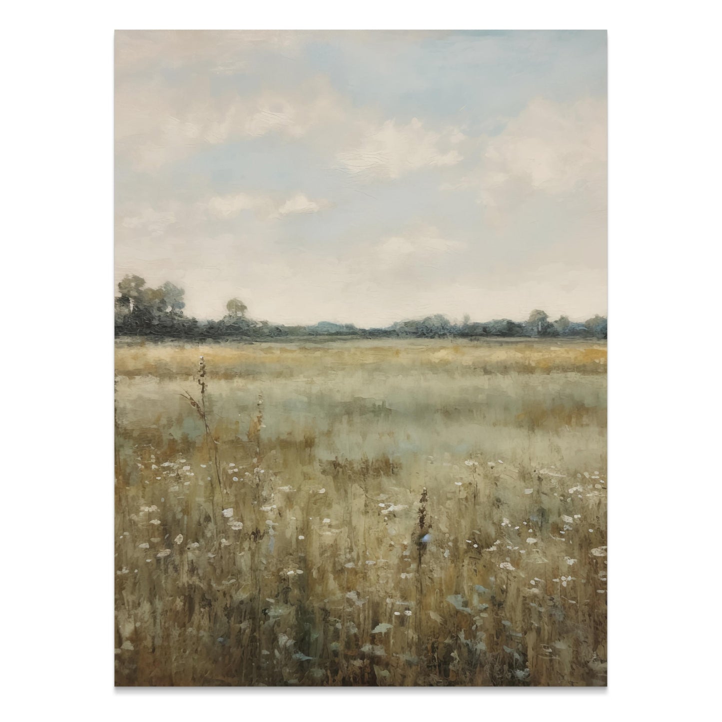 Premium Poster of Scenic Meadow Landscape Wall Art Posters