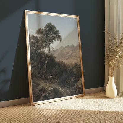 Premium Poster of Scenic Mountain Landscape Nature Art for Walls Posters