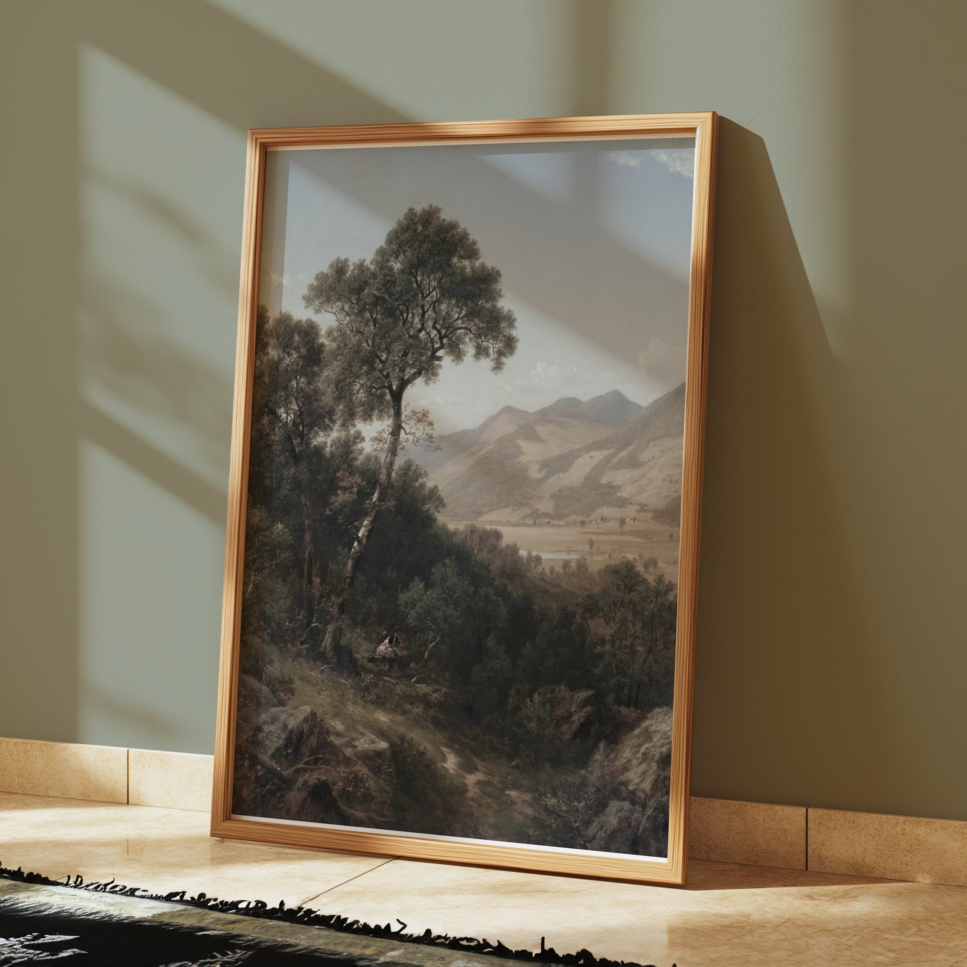 Premium Poster of Scenic Mountain Landscape Nature Art for Walls Posters