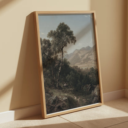 Premium Poster of Scenic Mountain Landscape Nature Art for Walls Posters