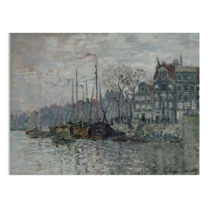 Premium Poster of Scenic Riverfront Urban Landscape Art Posters