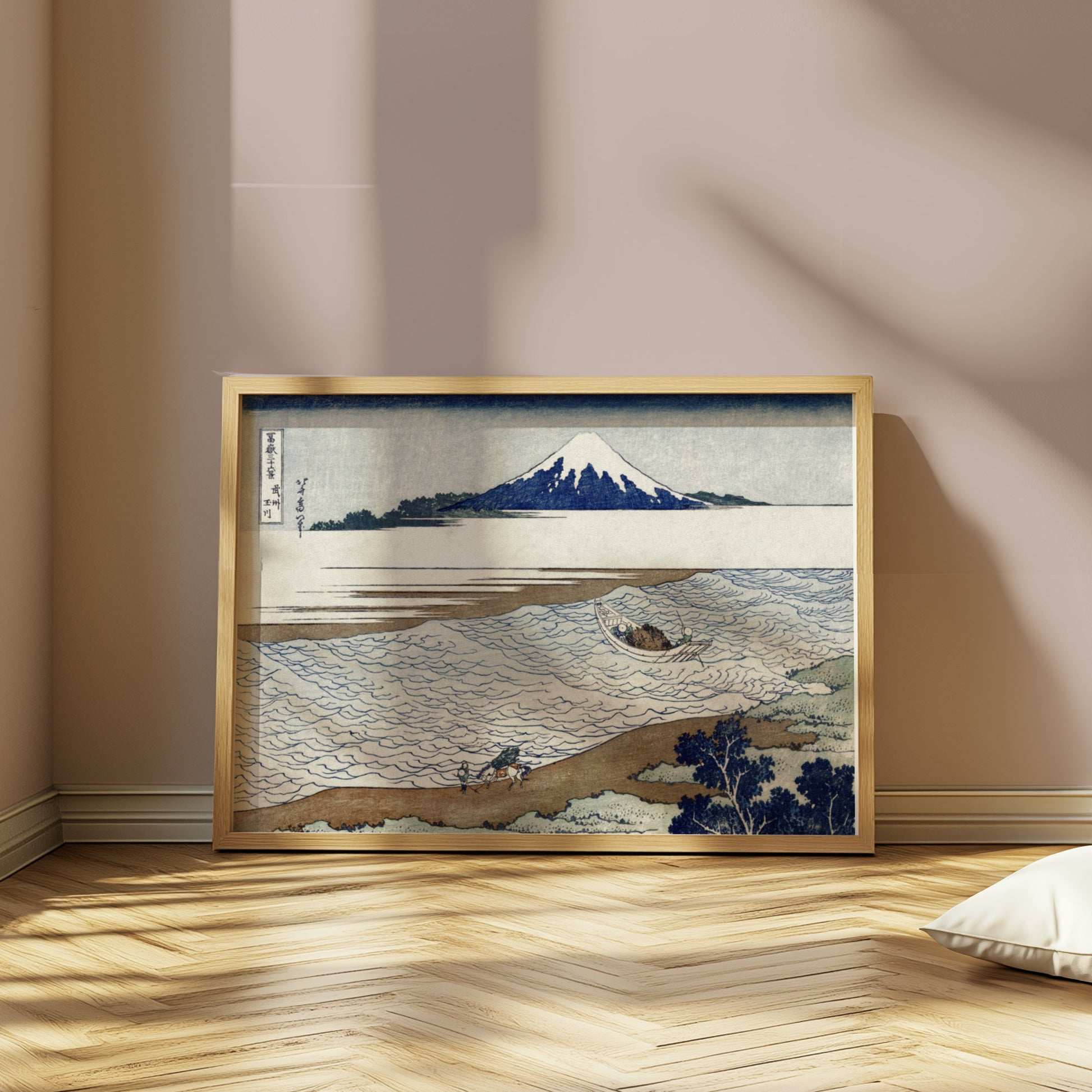 Premium Poster of Scenic View Mount Fuji Art Landscape Posters