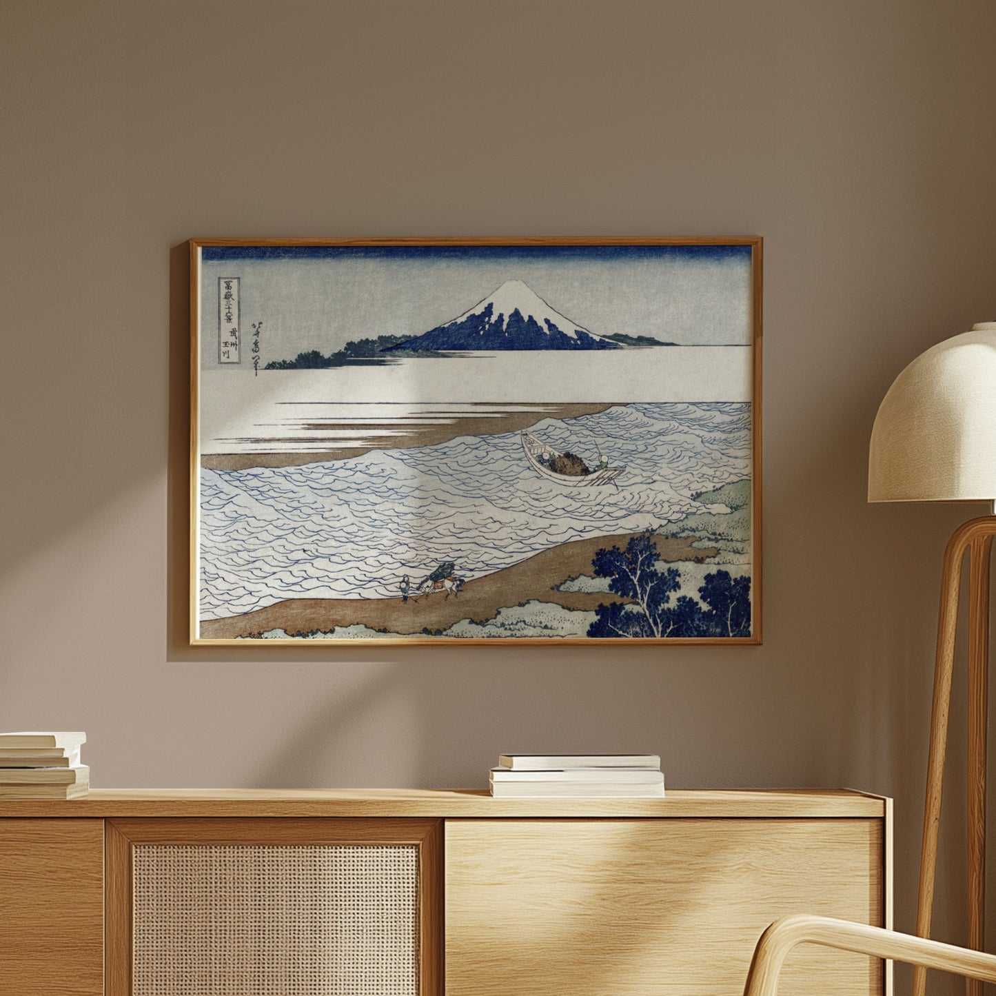 Premium Poster of Scenic View Mount Fuji Art Landscape Posters
