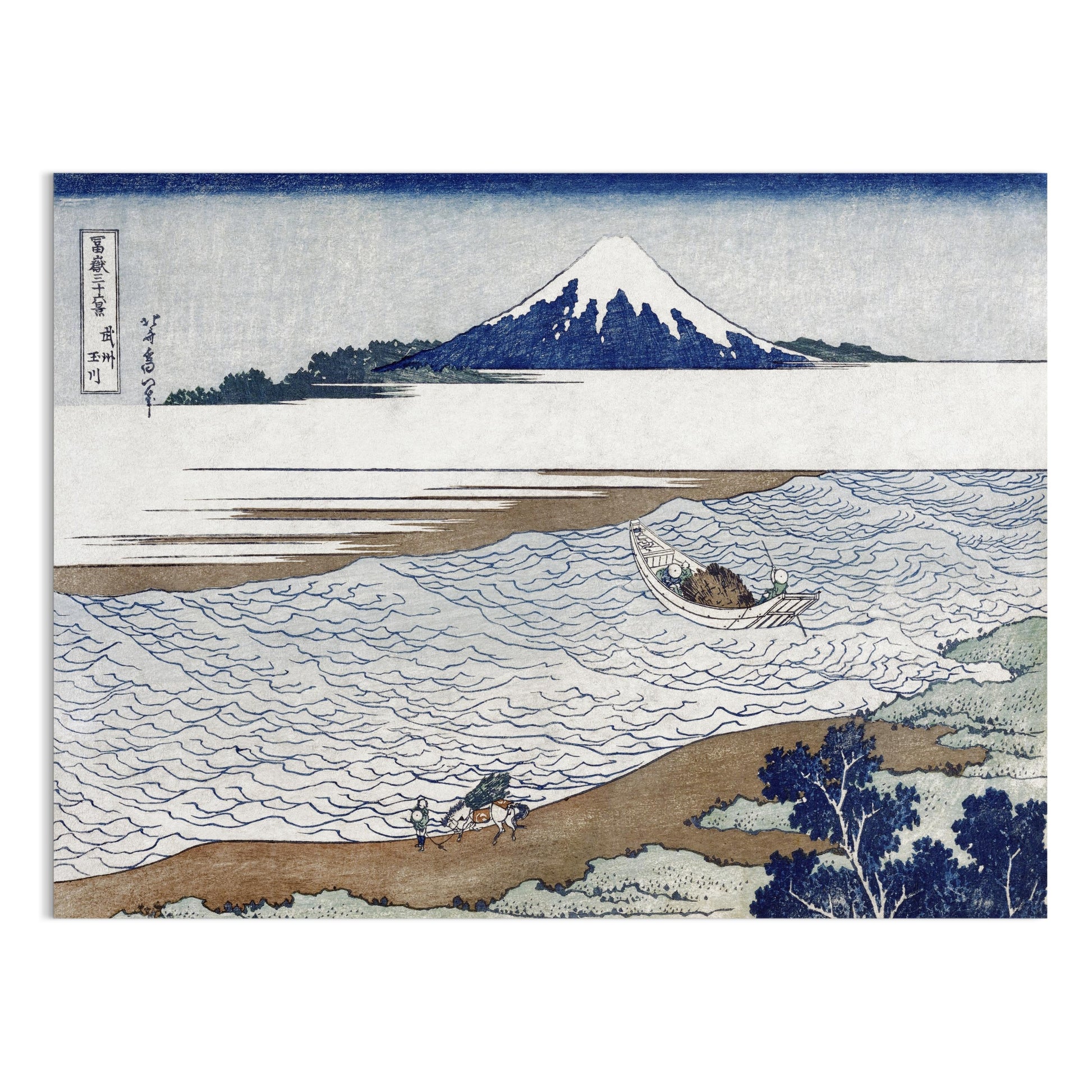 Premium Poster of Scenic View Mount Fuji Art Landscape Posters