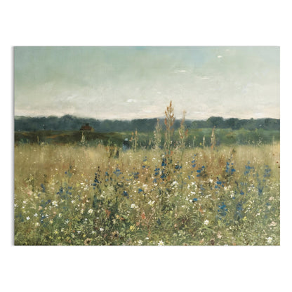 Premium Poster of Scenic Wildflower Meadow Art Landscape Posters