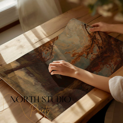 Premium Poster of Serene Autumn Landscape High Quality Art Posters