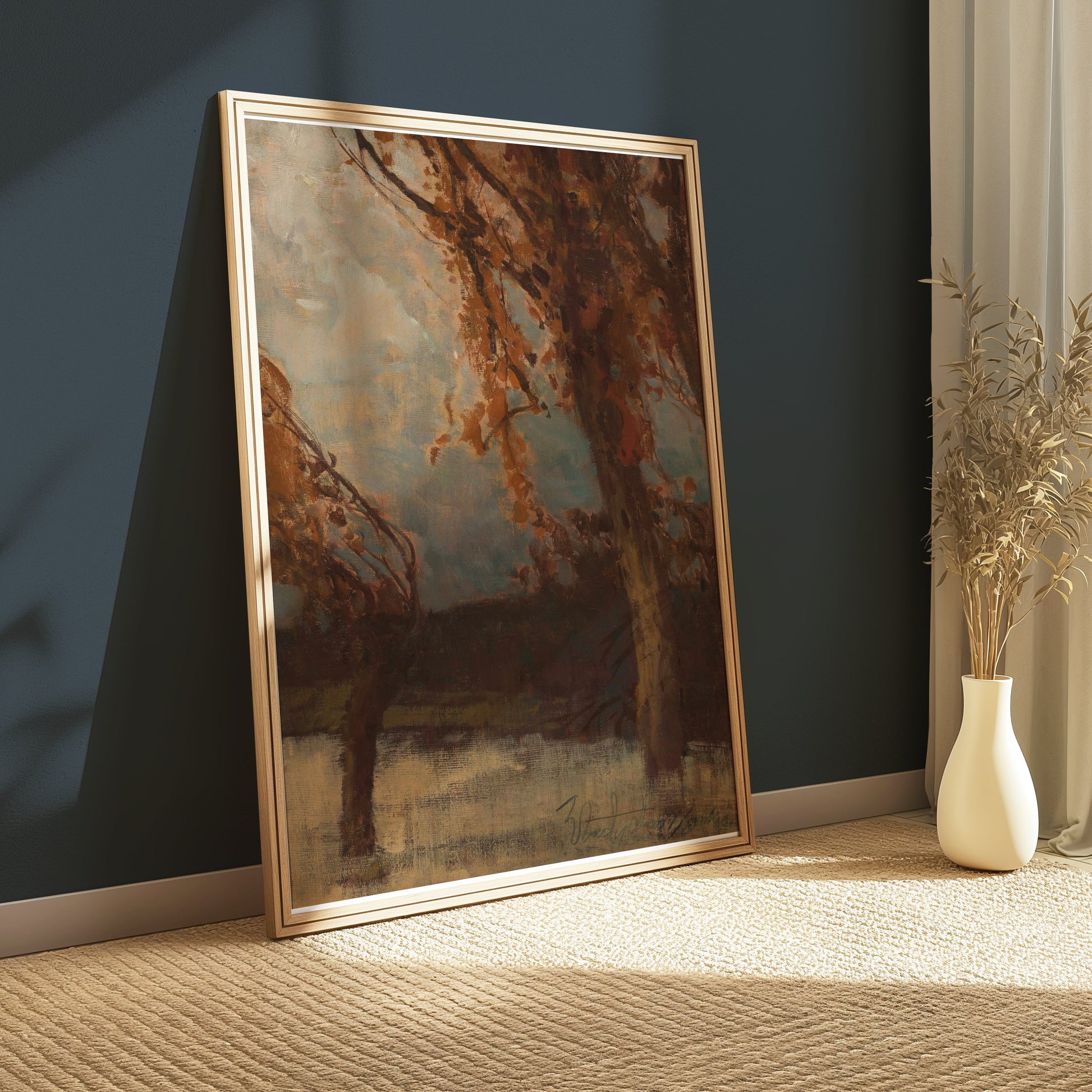 Premium Poster of Serene Autumn Landscape High Quality Art Posters