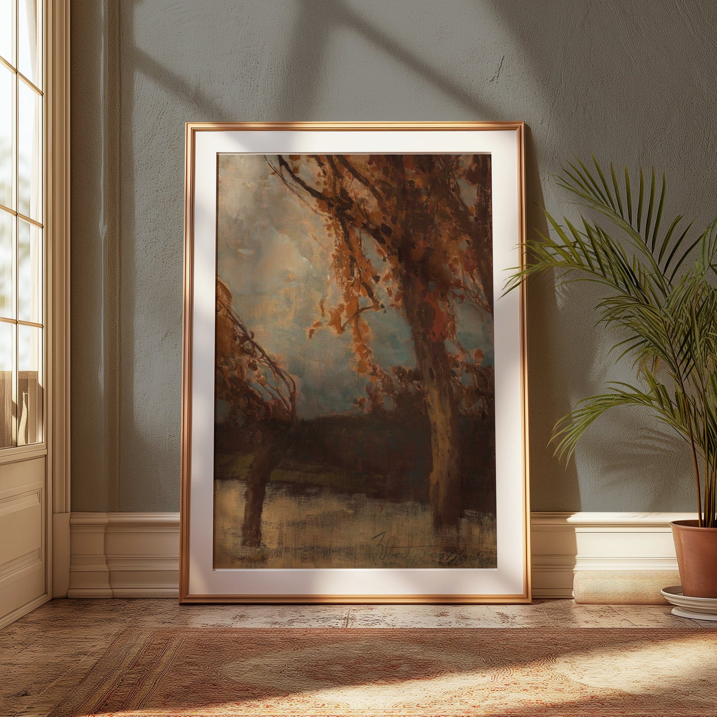 Premium Poster of Serene Autumn Landscape High Quality Art Posters