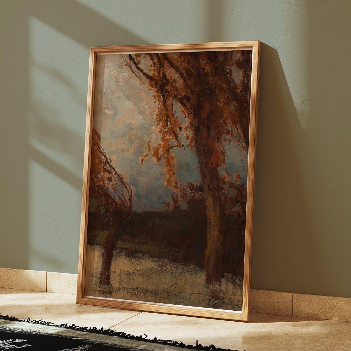 Premium Poster of Serene Autumn Landscape High Quality Art Posters