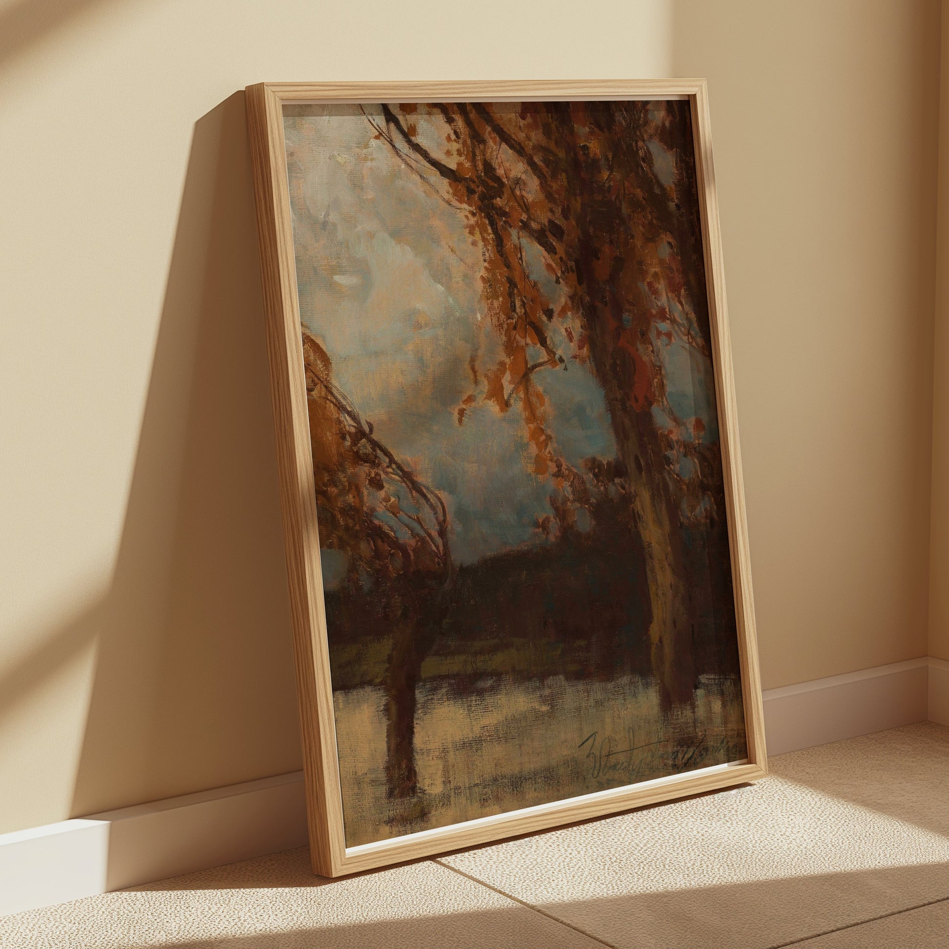 Premium Poster of Serene Autumn Landscape High Quality Art Posters