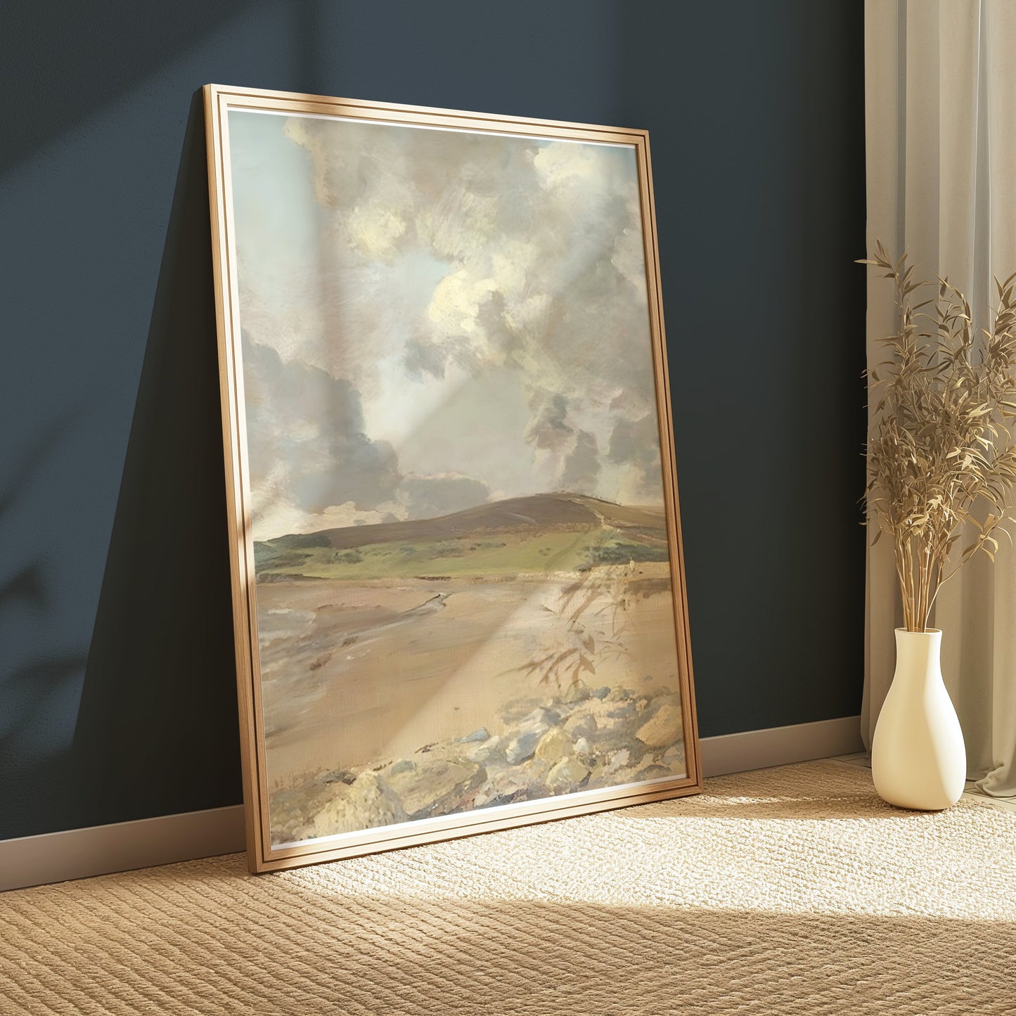 Premium Poster of Serene Coastal Landscape Art Print for Your Home Posters