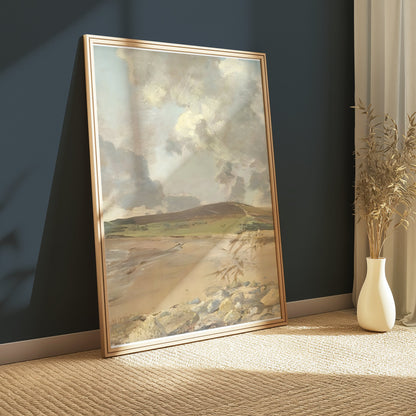 Premium Poster of Serene Coastal Landscape Art Print for Your Home Posters